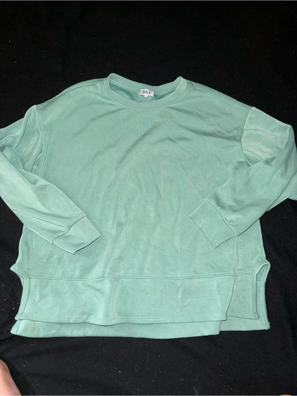 BKE Mint Crewneck Pullover Sweatshirt